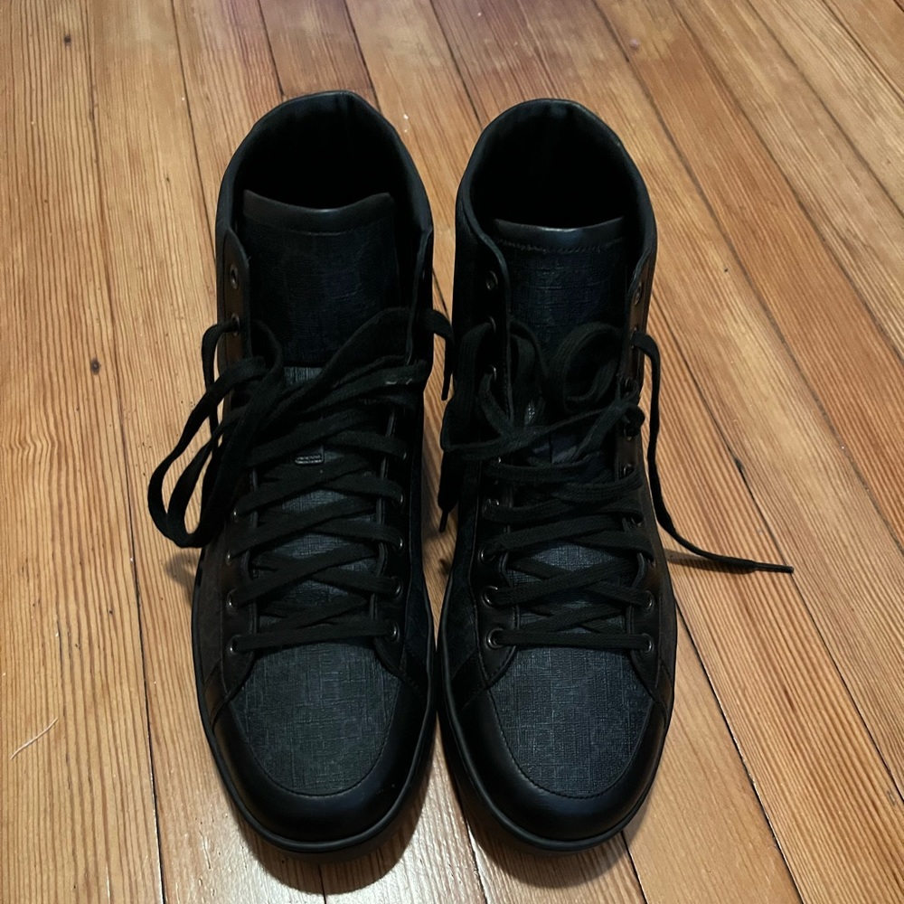 Gucci denim hi top sneakers. Wore twice only.